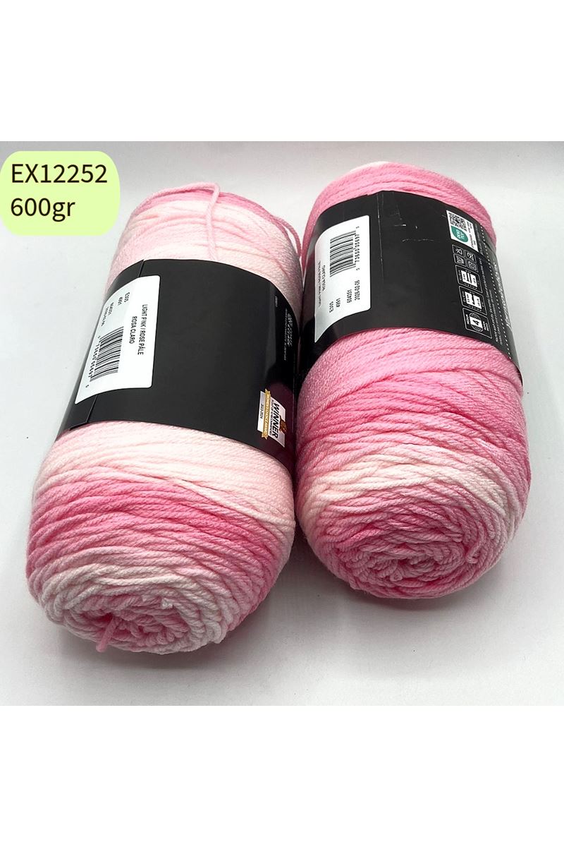 İhrac Fazlası 2'li Paket 600gr Akrilik Pembe Degrade EX12252