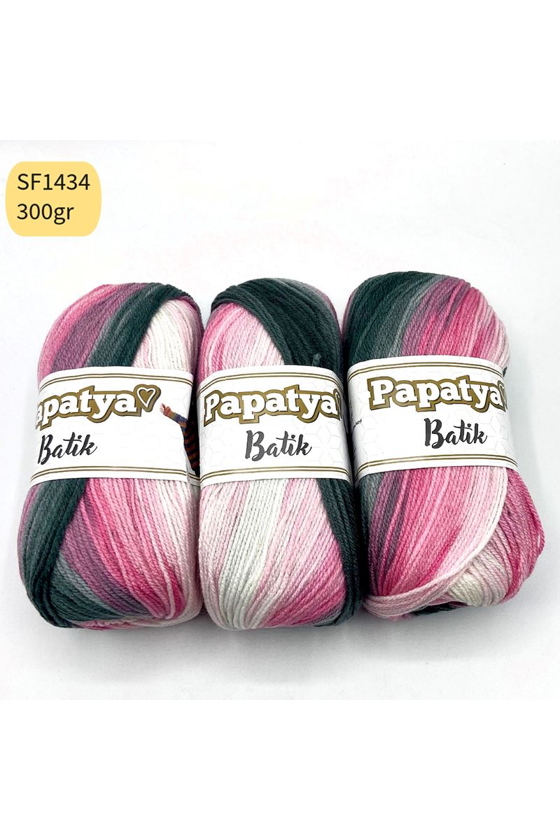 Stok Fazlası 3'lü Paket 300gr Akrilik Batik SF1434