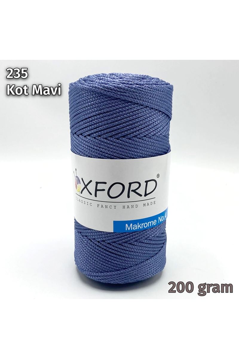 Oxford No:4 200 gram Makrome - 235 Kot Mavisi
