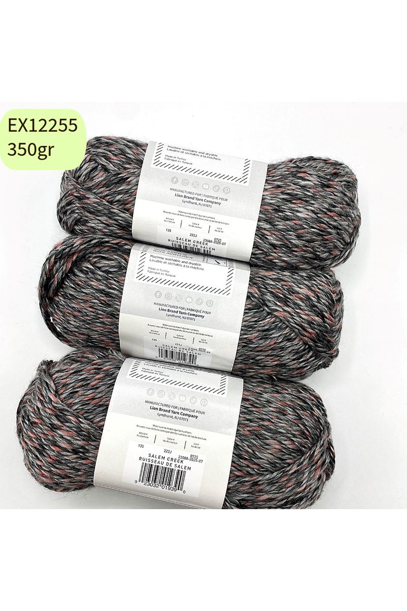 İhraç Fazlası 3'lü Paket 350gr Akrilik Melanj EX12255