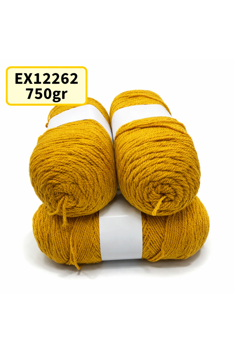 İhraç Fazlası 3'lü Paket 750gr Akrilik Hardal EX12262