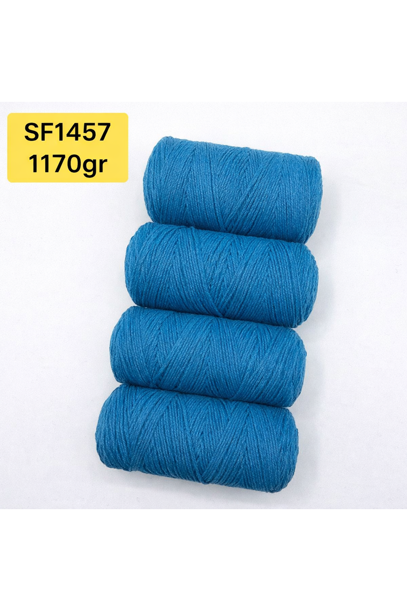 Stok Fazlası 1170 gr Cotton Makrome Koyu Turkuaz SF1457