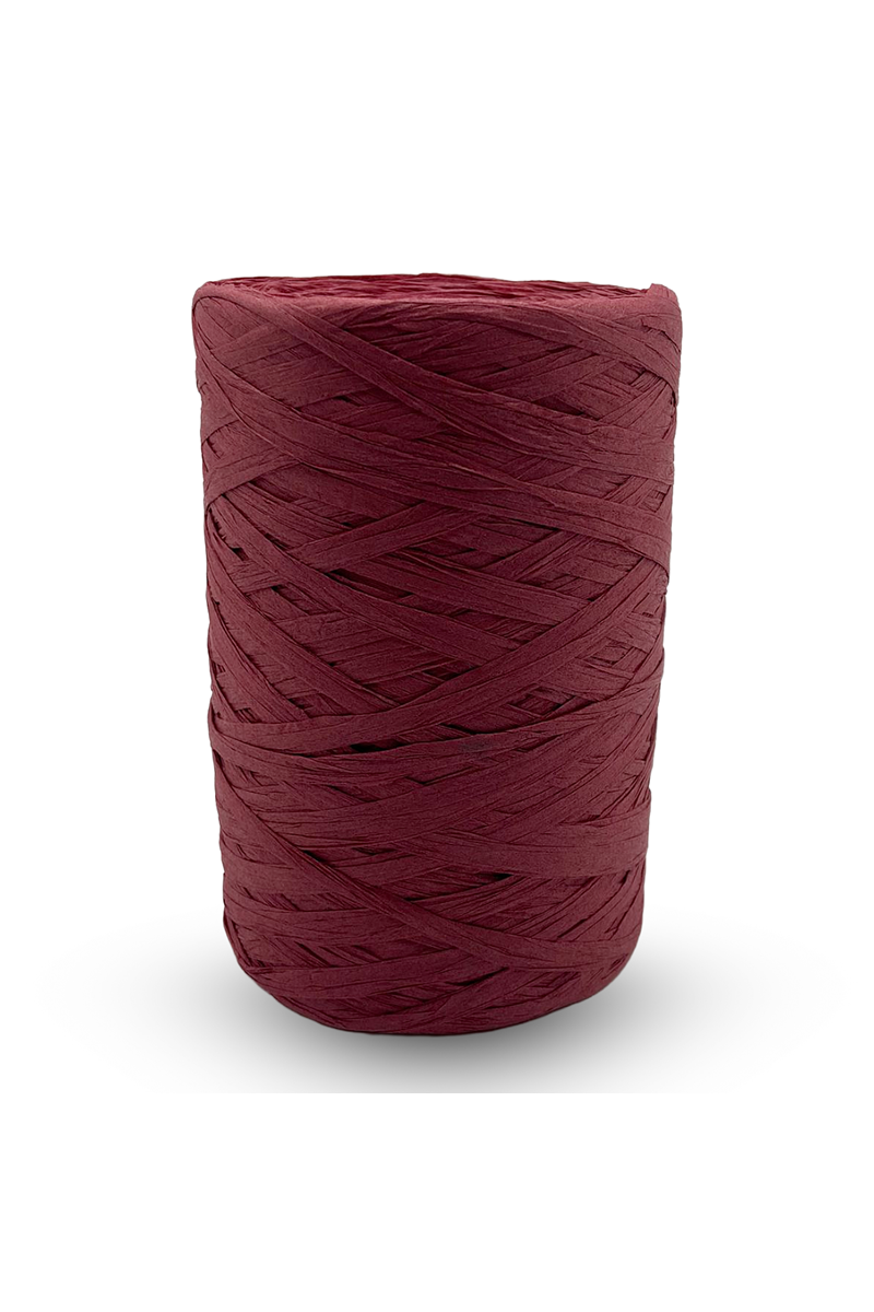 Rafya İp Yumuşak Rafya 150 gram 117 Bordo