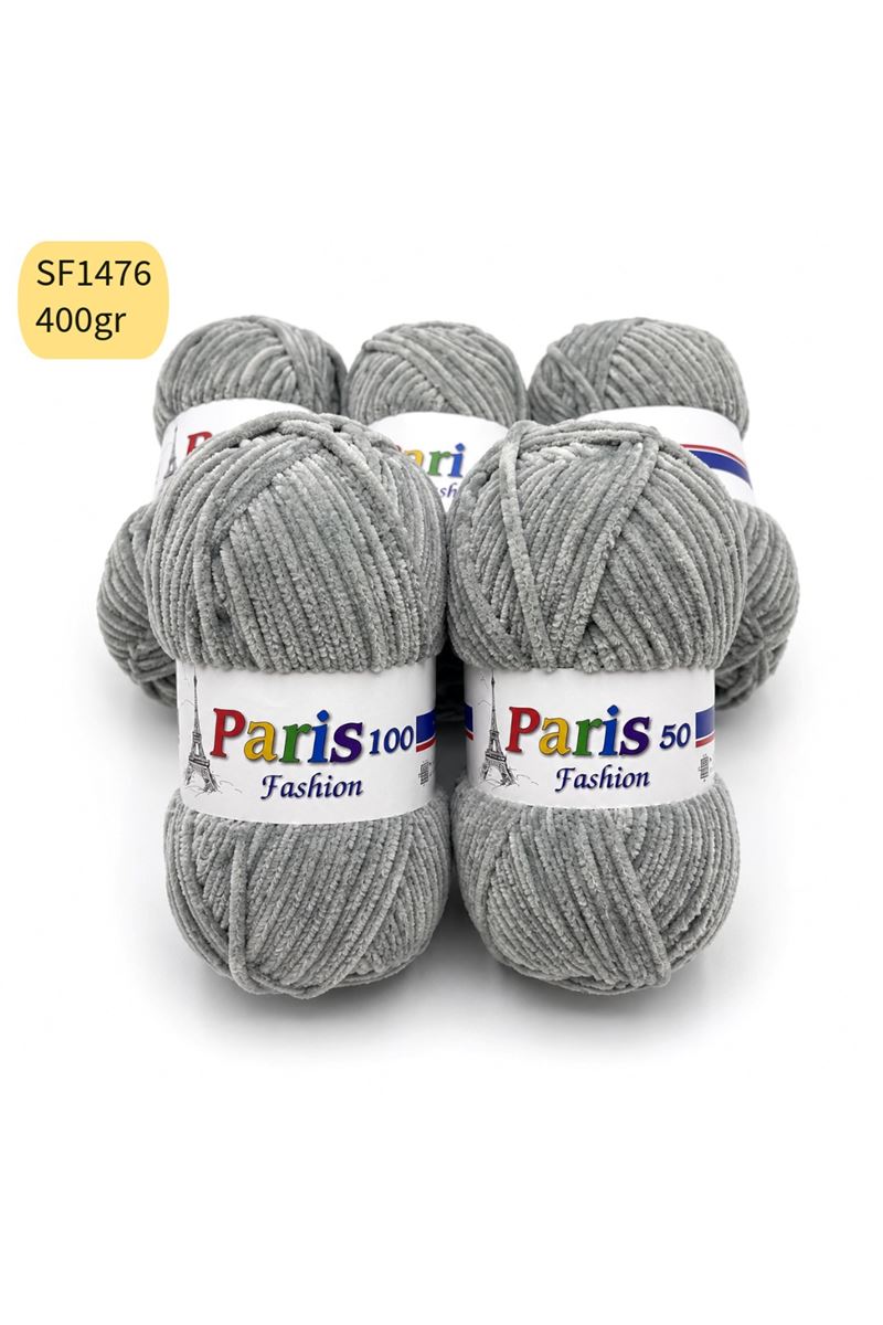 Stok Fazlası 5'li Paket 400gr Kadife Gri SF1476
