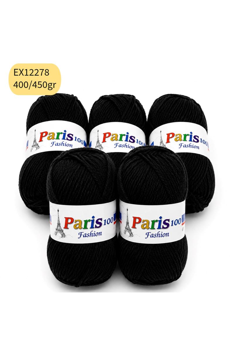 İhraç Fazlası 5'li Paket 400/450 gr Akrilik Siyah EX12278