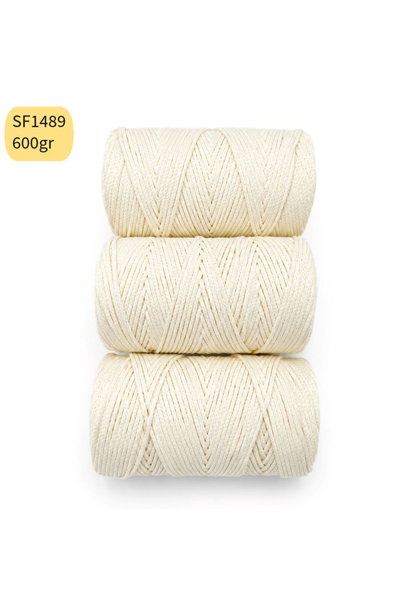 Stok Fazlası 600 gram PP No:4 Makrome Vanilya SF1489