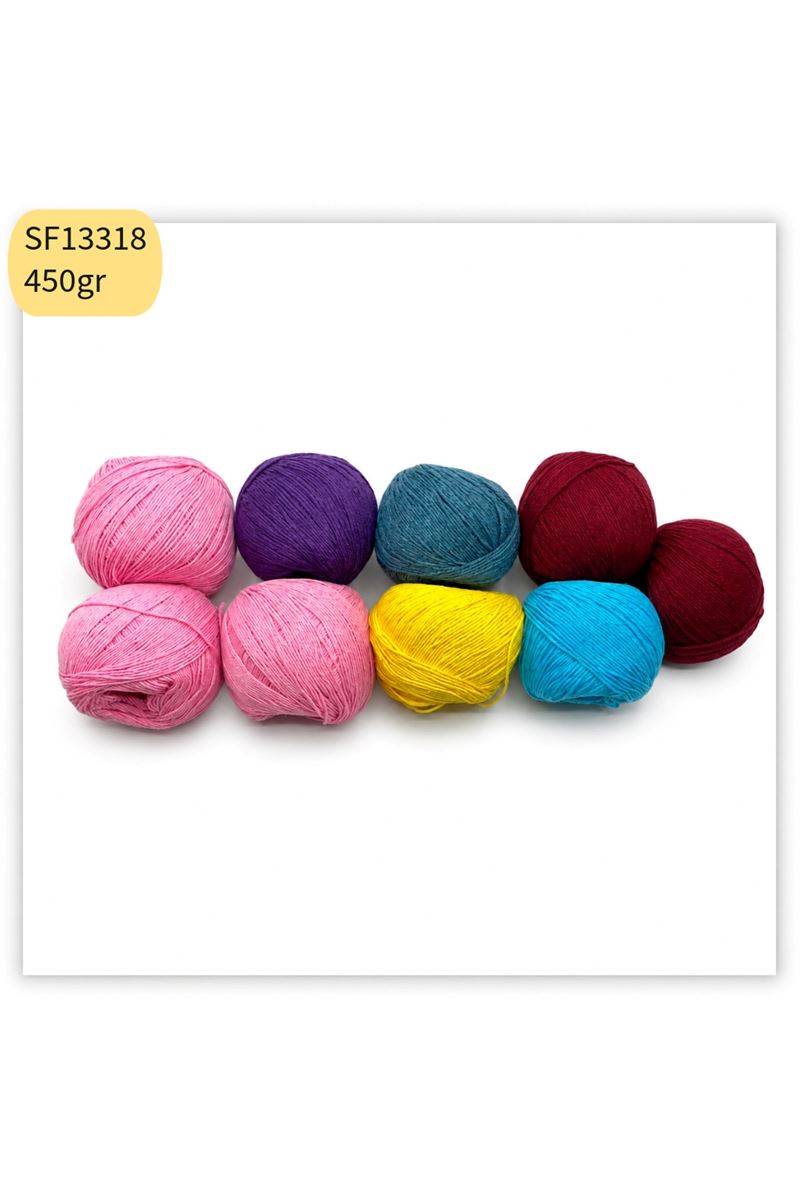 Stok Fazlası Eco Cotton Baby Dökme Paket 450 gram Mix SF13318
