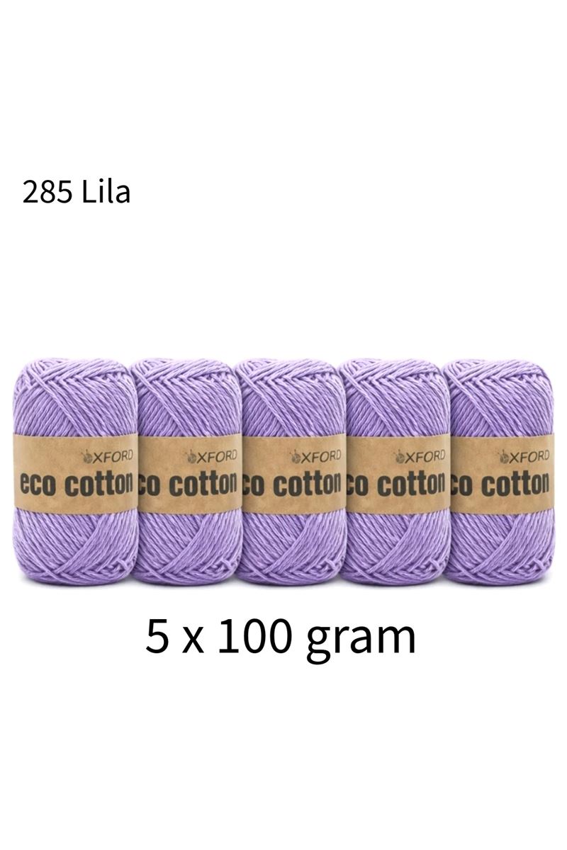 5'li Paket Eco Cotton 100gr-200m No:285 Lila