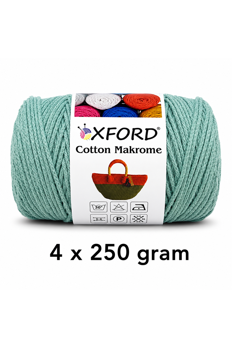 Cotton Makrome 4'lü Paket No:1224 Bebe Yeşil