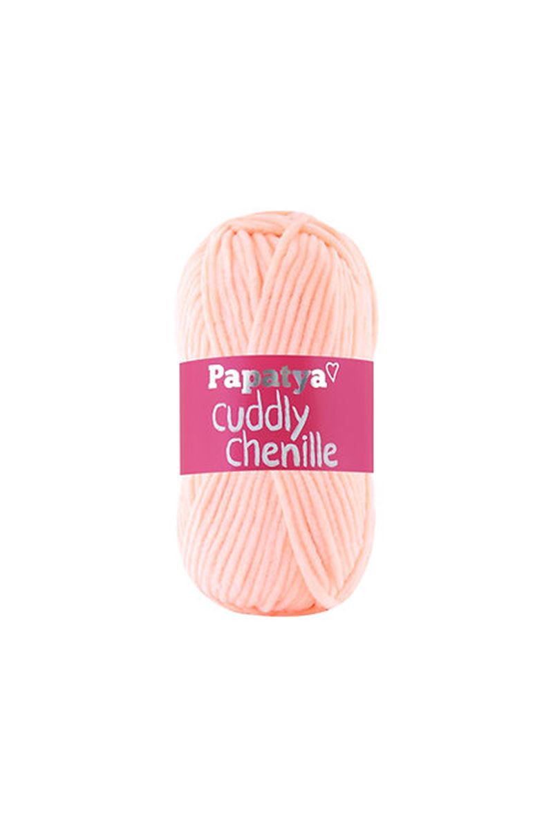 Papatya Cuddly Chenille Kadife 7420 Koyu Somon 