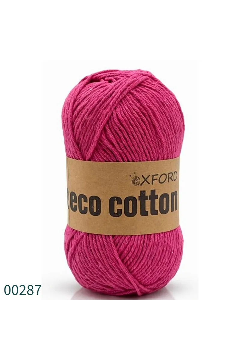 Eco Cotton 100 gram - 00287 Fuşya