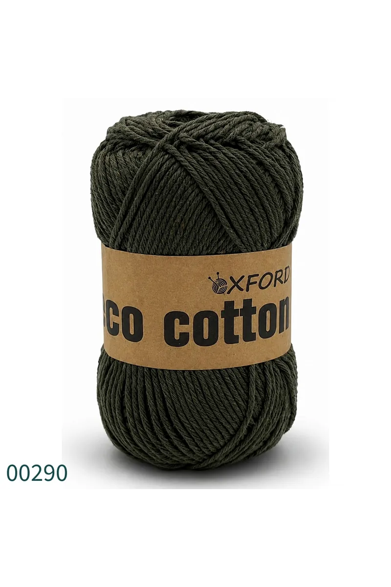Eco Cotton 100 gram - 00290 Haki Yeşil