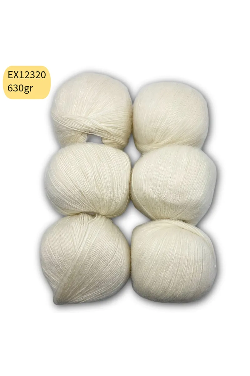 İhraç Fazlası 6'lı Paket 630 gr Angora Ekru EX12320