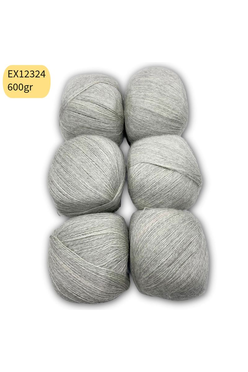 İhraç Fazlası 6'lı Paket 600 gr Angora Gri EX12324