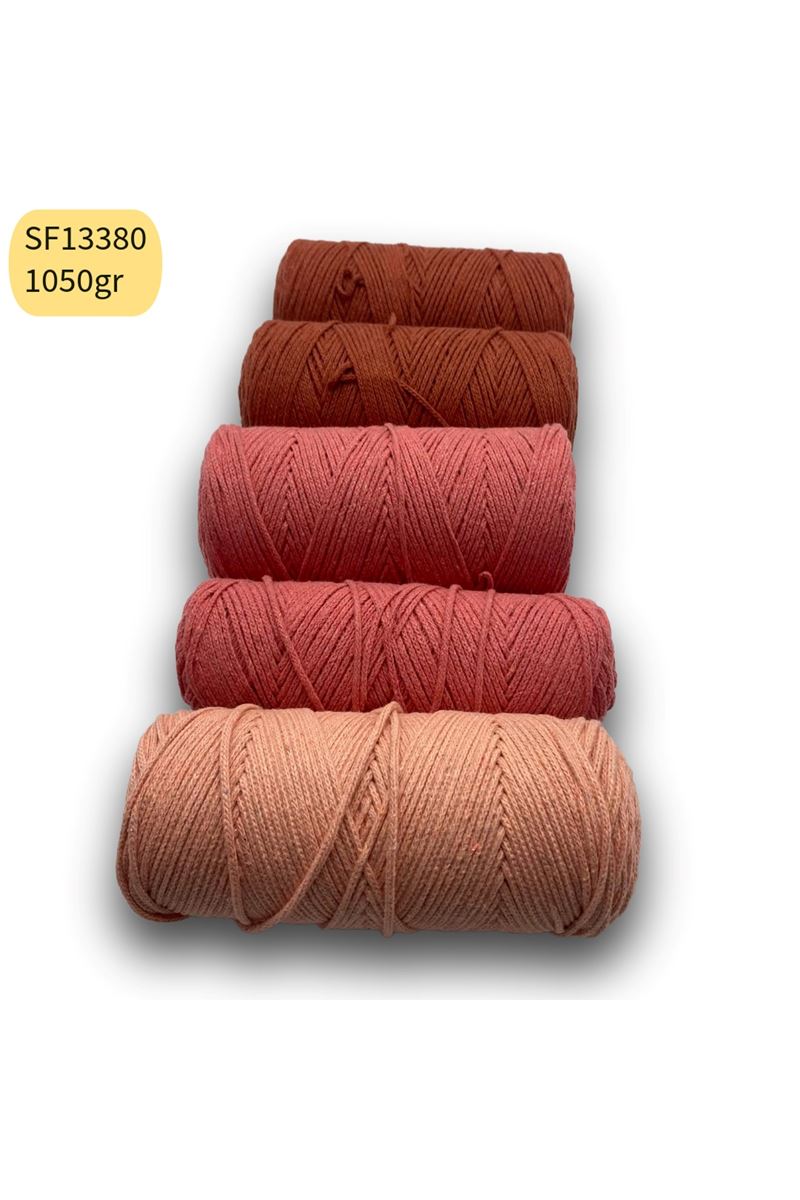 Stok Fazlası 1050gr Cotton Makrome Mix SF13380