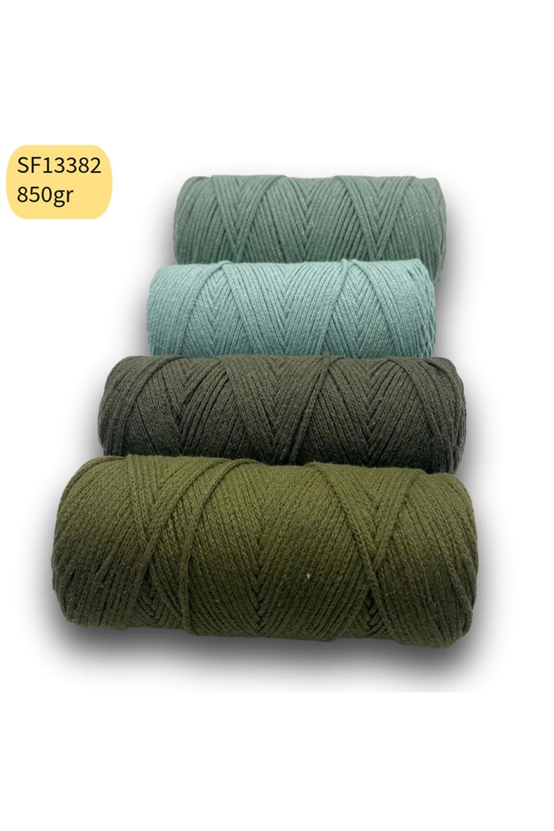 Stok Fazlası 850gr Cotton Makrome Mix SF13382