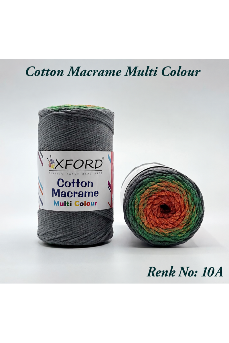 Cotton Macrame Multi Colour Renk No: 10A