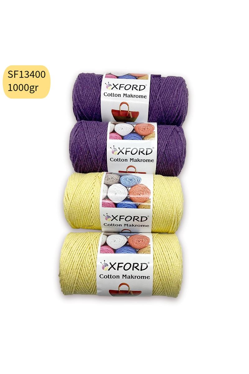 Stok Fazlası 1000gr Cotton Makrome Mix SF13400