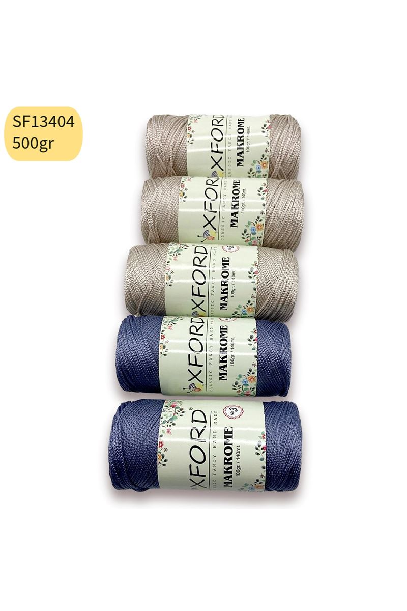 Stok Fazlası 500 gram PP No:3 Makrome Mix SF13404