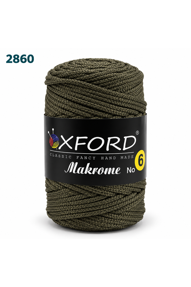 Oxford 6 No Makrome 200 Gram - 2860 Haki Yeşil
