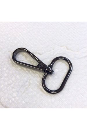 Metal Çanta Kancası 2 cm - Siyah