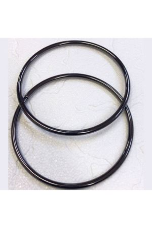 Metal Çanta Sapı 13 cm Siyah