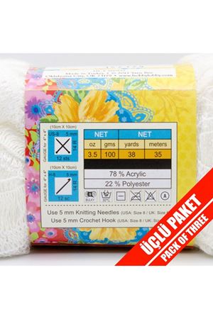 3'lü Paket YarnBee Show Off Şal İpi 001