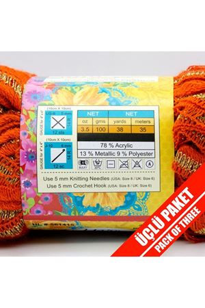 3'lü Paket YarnBee Show Off Şal İpi 006