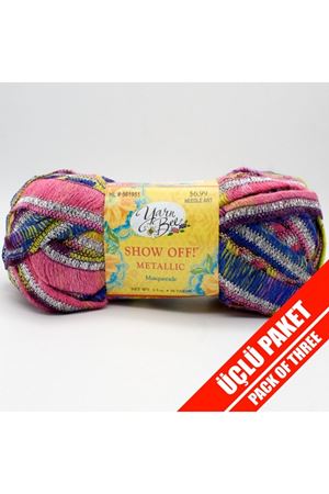 3'lü Paket YarnBee Show Off Şal İpi 101