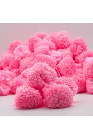 Ponpon 100 adet - Pembe