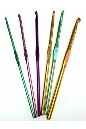 Renkli Metal Örgü Tığı 3,5 mm