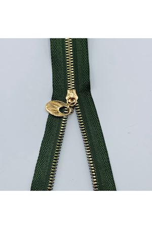 Metal Fermuar 30cm Haki