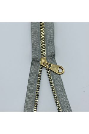 Metal Fermuar 30cm Gri