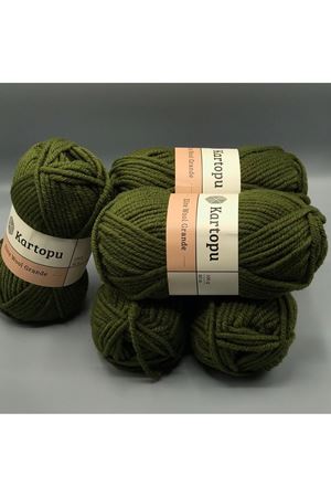 Kartopu Elite Wool Grande 5'li Paket K410 Çimen