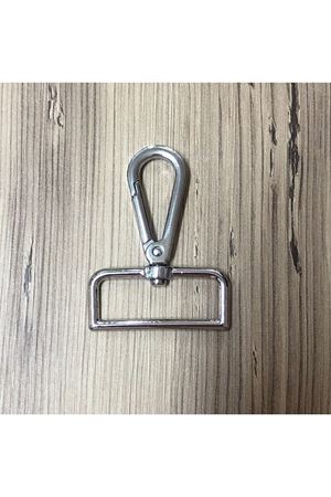 Metal Makrome Kancası 4 cm - Gümüş