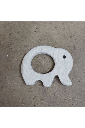 Ahşap Cilasız Diş Kaşıyıcı Fil