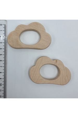 Ahşap Cilasız Diş Kaşıyıcı Bulut