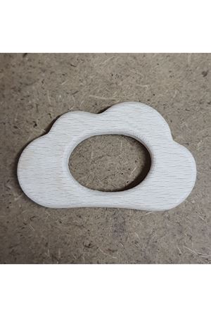 Ahşap Cilasız Diş Kaşıyıcı Bulut