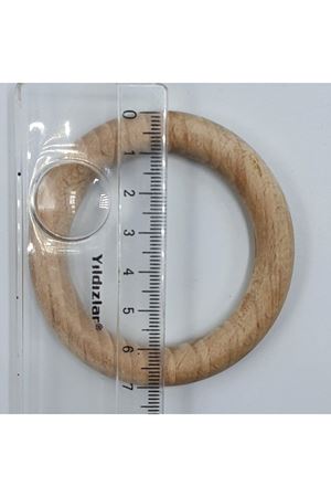 Ahşap Çıngırak Halkası 70 mm