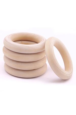 Ahşap Çıngırak Halkası 45 mm