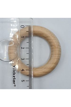 Ahşap Çıngırak Halkası 45 mm