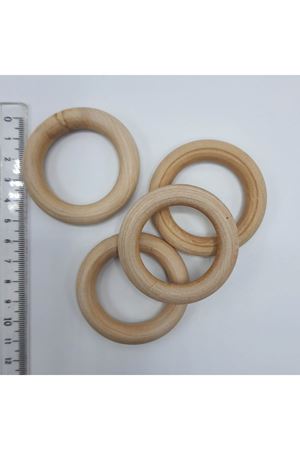Ahşap Çıngırak Halkası 45 mm