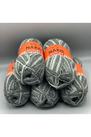 Outlet 5'li Paket 540-580 gr Yünlü Çoraplık Ebruli 753