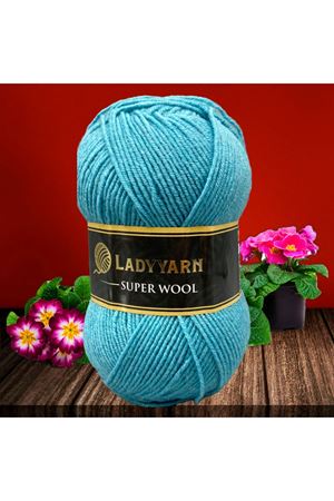 Lady Yarn Super Wool NW018 Açık Mavi