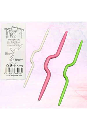 Plastik Saç Örgü Ayracı 3 adet