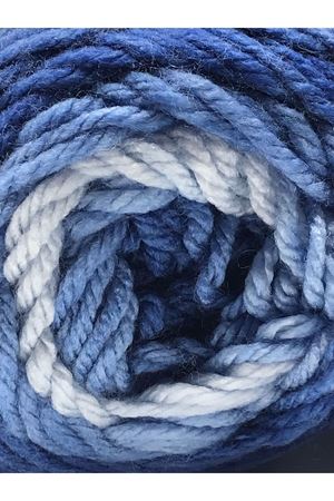 İhrac Fazlası 2'li Paket 500-600 gr Akrilik Ebruli Koyu Mavi 1075