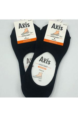 İkili Silikonlu Dikişsiz Unisex Babet Çorap Siyah 