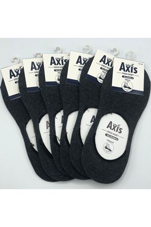 Altılı Silikonlu Dikişsiz Erkek Babet Çorap Füme