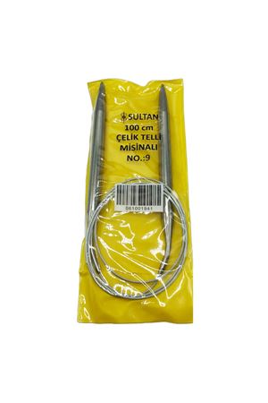 100 cm Çelik Misinalı Şiş 9mm