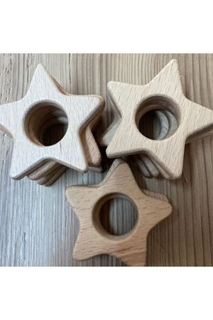 Ahşap Diş Kaşıyıcı Yıldız